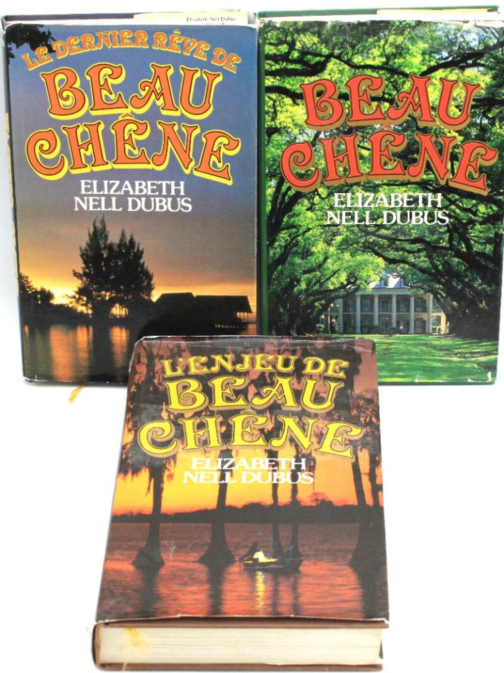 Lot 3 Livres - Elizabeth Nell Dubus - Beau Chene Tome 1 a 3 French